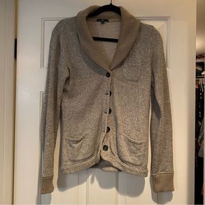 Cozy Shawl Button-Up Sweater